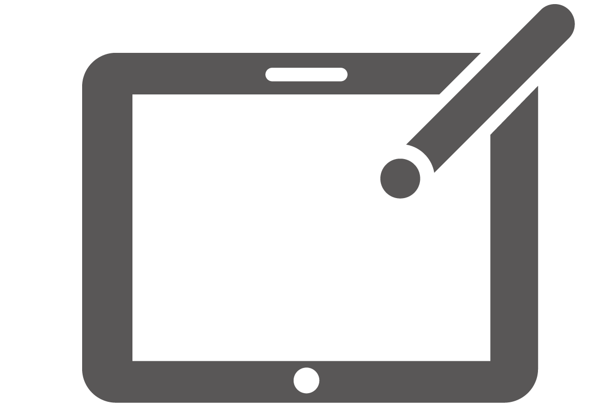 タブレットのイラスト