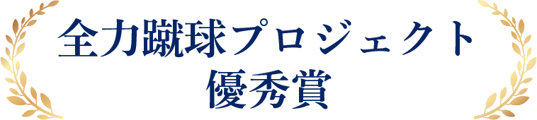 全力蹴球プロジェクト優秀賞