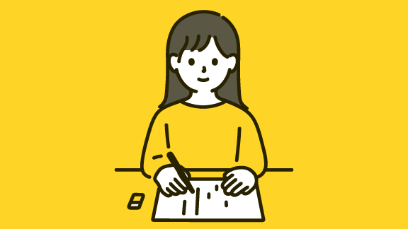 公開会場で紙で受検のイメージ