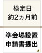 検定日 約2ヵ月前 準会場設置申請書提出