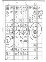 参照2：漢字練習帳