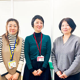 スクールサポートたまがわ 中村智美 様／桑原和歌子 様／五十嵐真理子 様