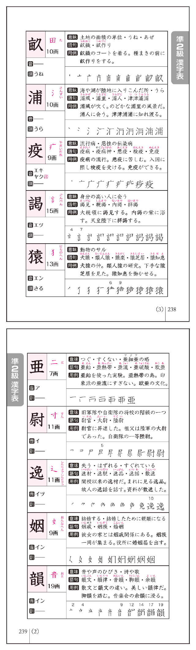 漢検 ハンディ漢字学習 | 漢検の教材 | 日本漢字能力検定