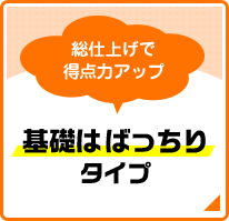 総仕上げで得点力アップ 基礎はばっちりタイプ