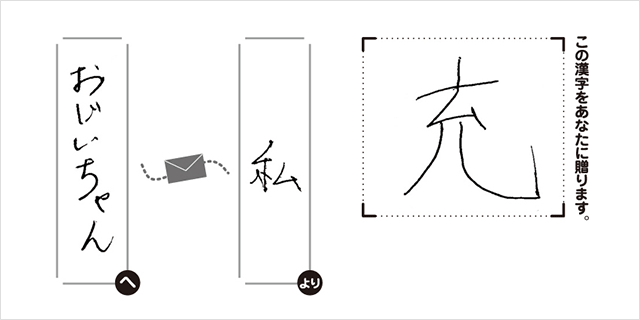 おじいちゃんへ私より「充」