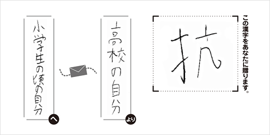 小学生の頃の自分へ高校の自分より「抗」