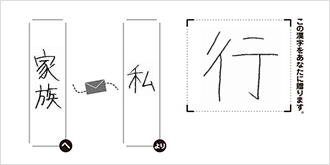 家族へ私より「行」